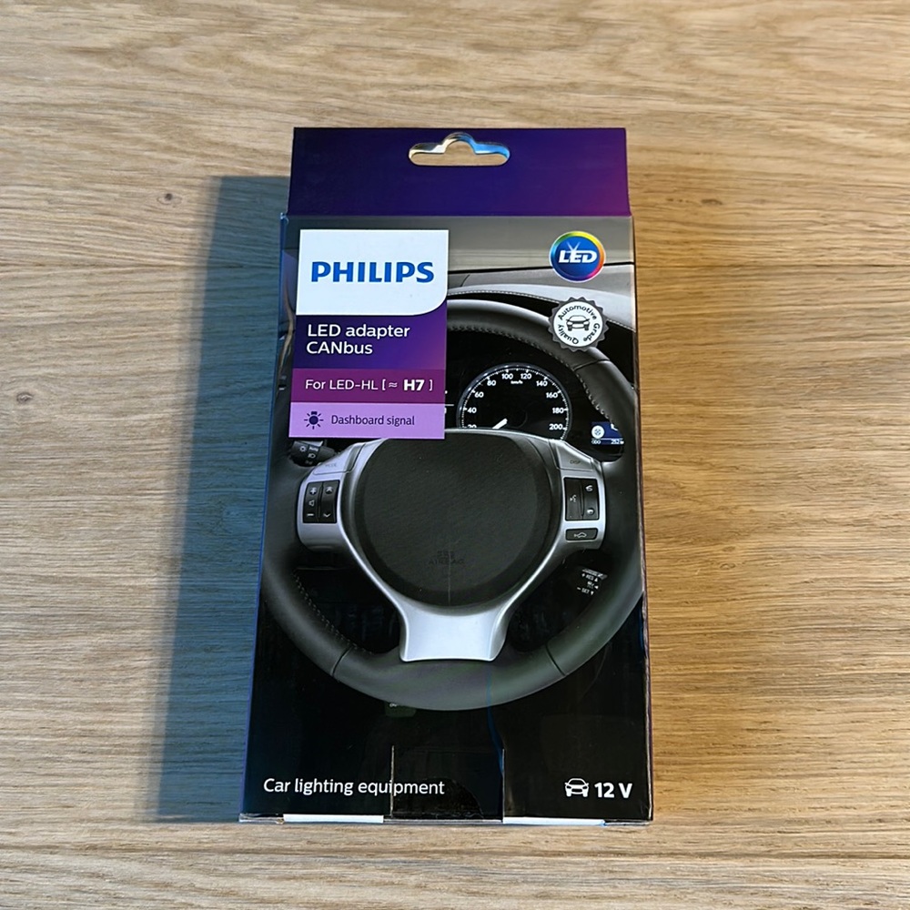 NEW, NEVER OPENED Philips LED adapter CANbus for LED-HL H7 12v
